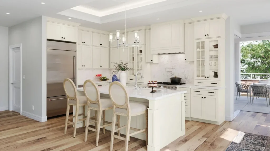 410F Painted Vanilla Kitchen