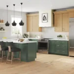 530S Maple Rye & 650F Painted Sage & Painted Vanilla Kitchen