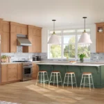 540F Maple Cider n Painted Sage Kitchen