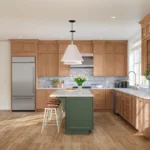 540F Maple Cider n Painted Sage Kitchen