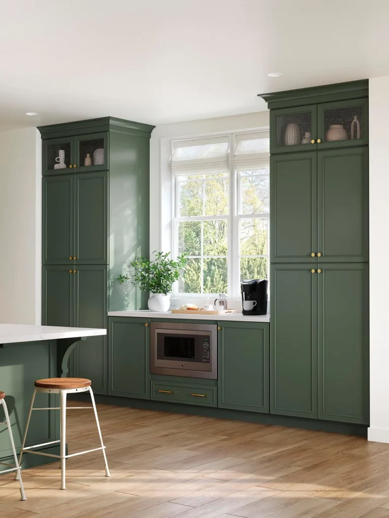 540F Painted Sage Coffee Bar