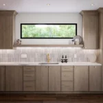 580F Maple Almond & Painted Black Kitchen