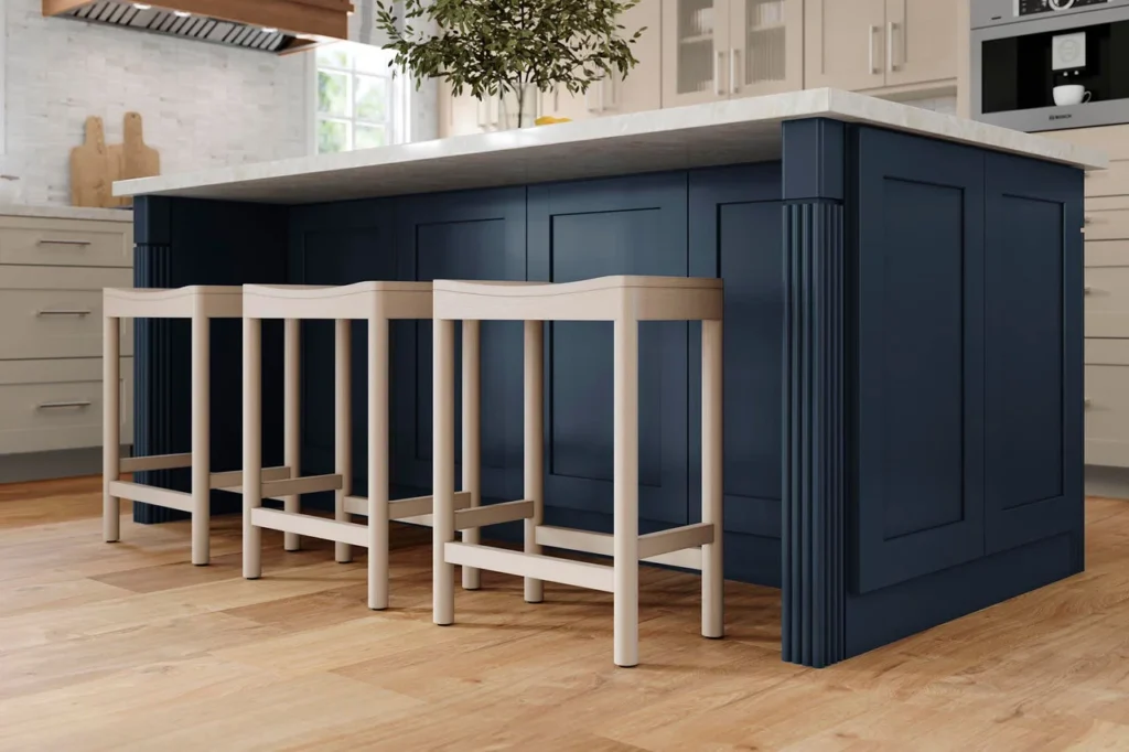 650F Painted Oat n Navy n Maple Cider Kitchen