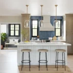 660R Maple Almond & Painted Harbor Kitchen