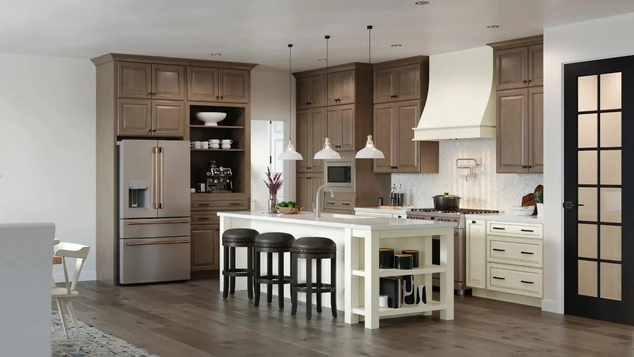660R Maple Latte-Painted Biscotti Kitchen
