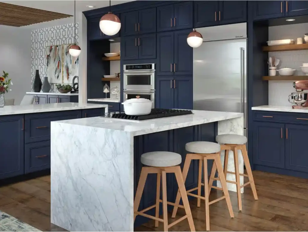 750F Painted Navy Kitchen