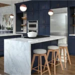 750F Painted Navy Kitchen