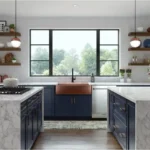 750F Painted Navy Kitchen
