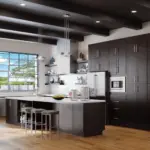 D16F Duraform Espresso Kitchen