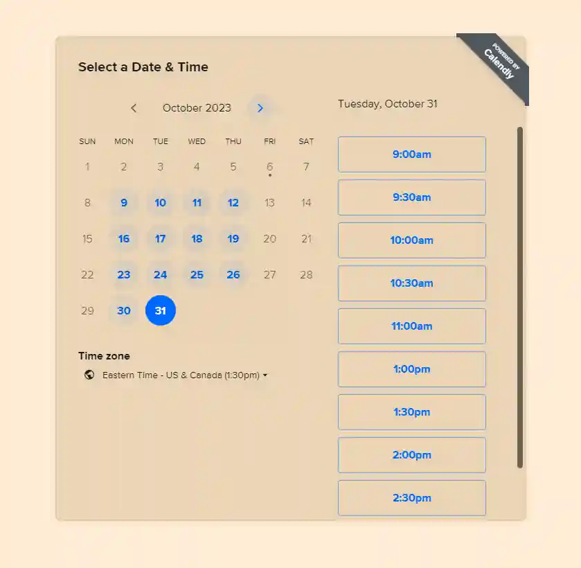 Schedule Appointment