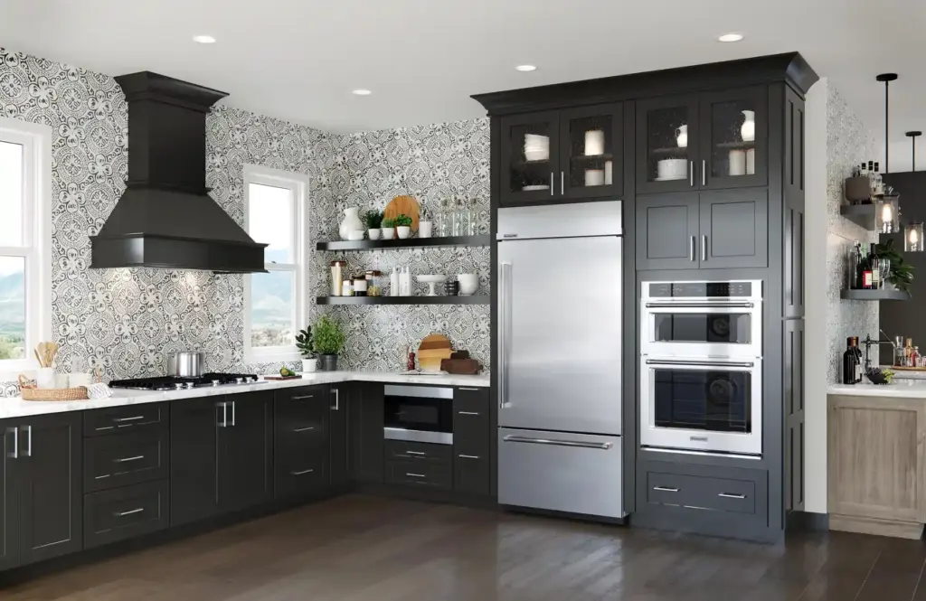 650F Painted Black Kitchen