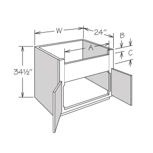 Farm Sink, Deep Sink Base