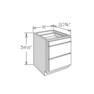 Vanity Drawer Base