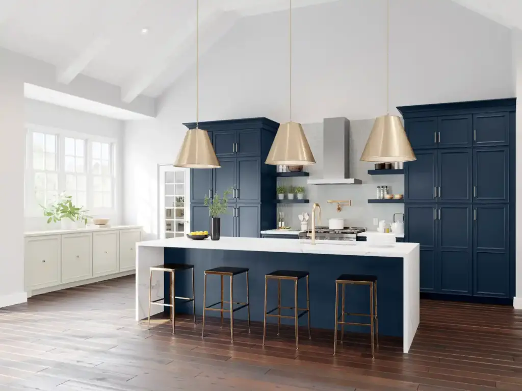 540F Painted Navy Kitchen