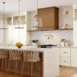 410F Painted Vanilla & Cherry Amber Kitchen