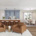 460F Painted Mist Maple Cognac Kitchen