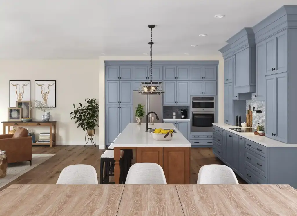 460F Painted Mist Maple Cognac Kitchen 2