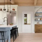 660R Cherry Amber & Painted Vanilla & Painted Mist Kitchen