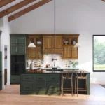 660R Pained Sage & Cherry Amber Kitchen