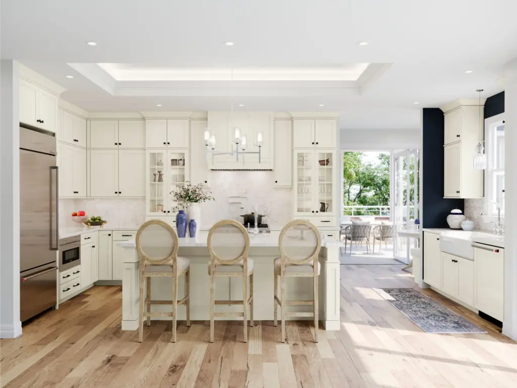 410F Painted Vanilla Kitchen