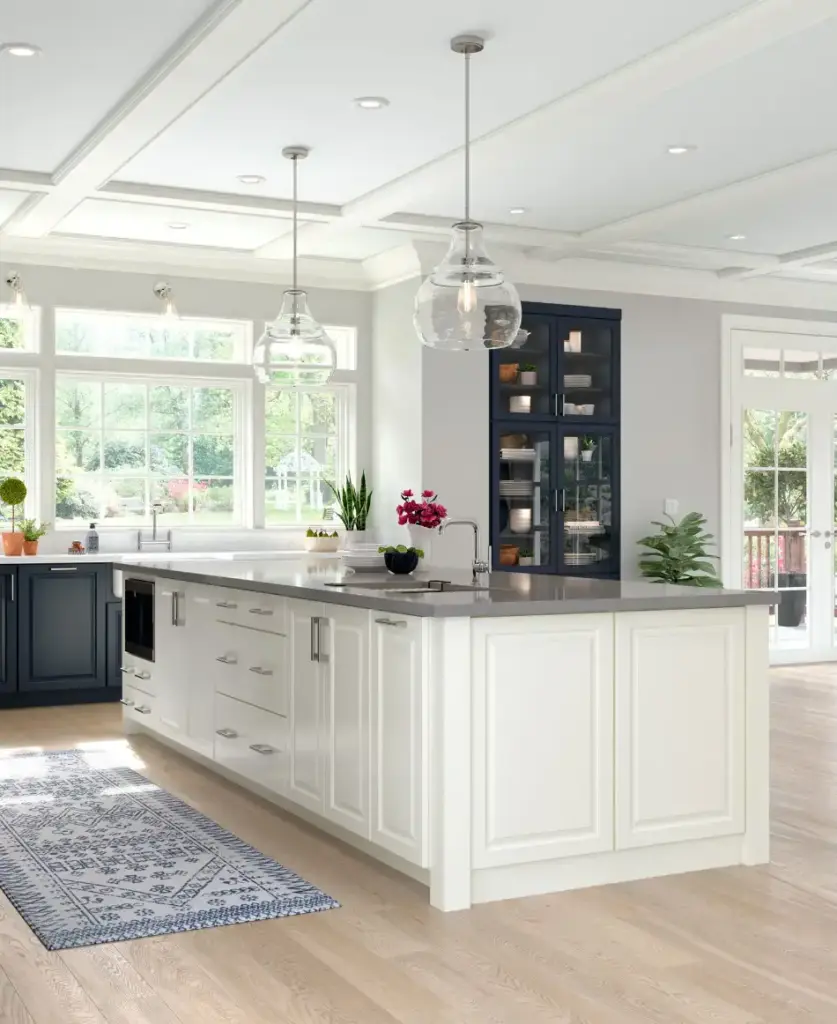 460S Painted Linen Navy Kitchen
