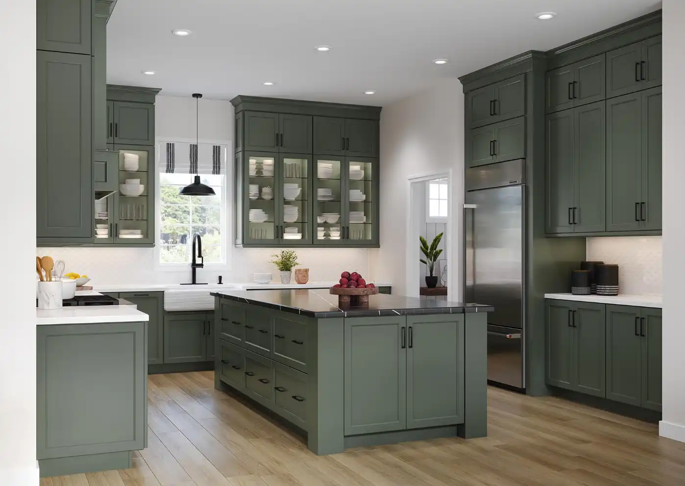 470F Painted Sage Kitchen 2