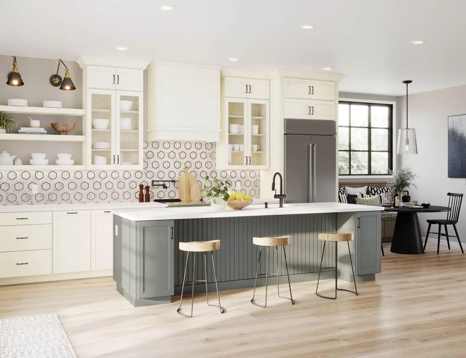 470S Painted Vanilla Boulder Kitchen