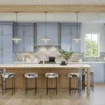 530S Painted Mist Cherry Amber Kitchen