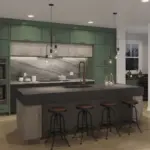 530S Painted Sage Duraform Drift Kitchen