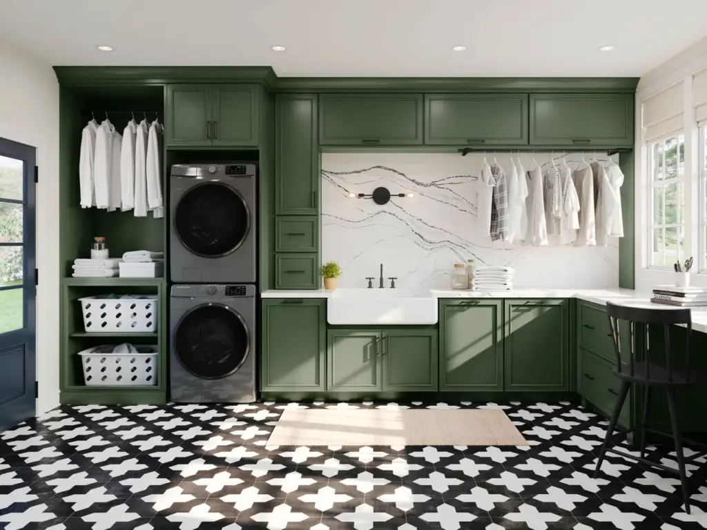 540F Painted Sage Laundry
