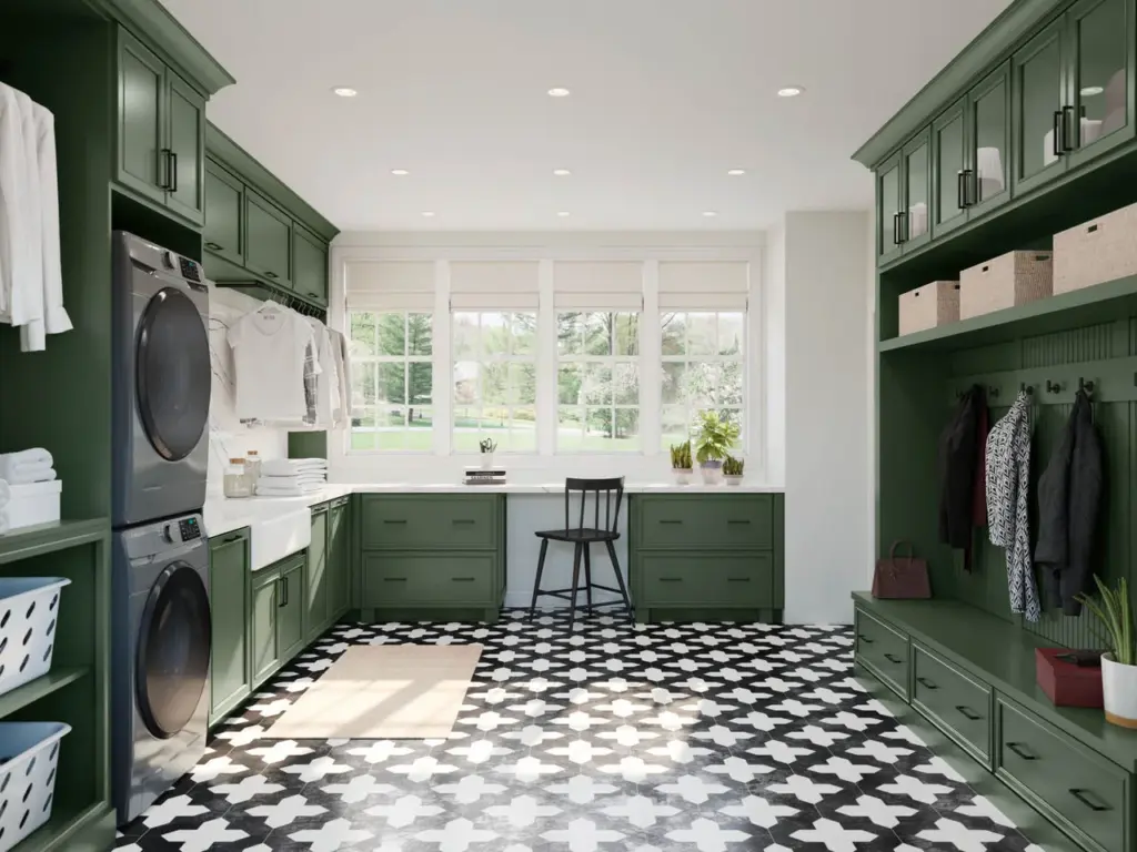 540F Painted Sage Laundry