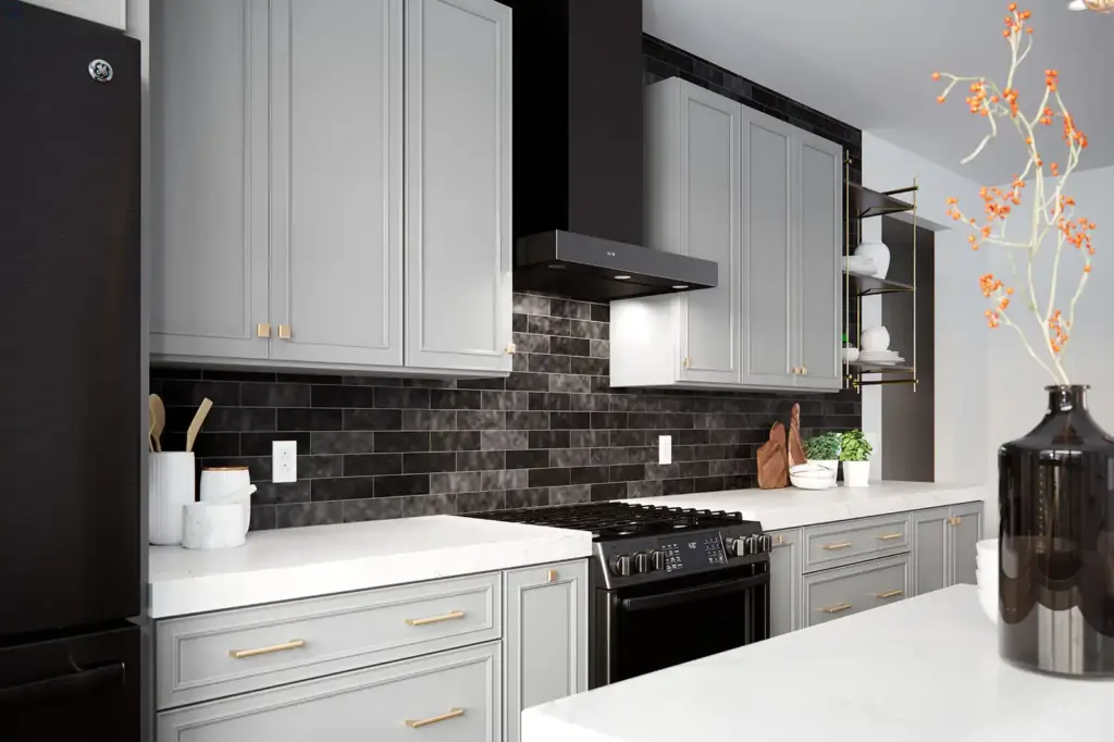 540F Painted Stone Kitchen