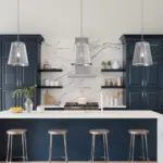 720R Painted Navy & Painted Harbor Kitchen