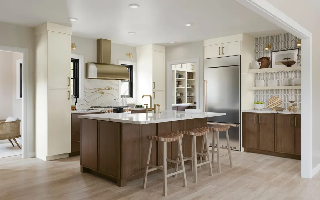 580F Cherry Clove & Painted Vanilla Kitchen