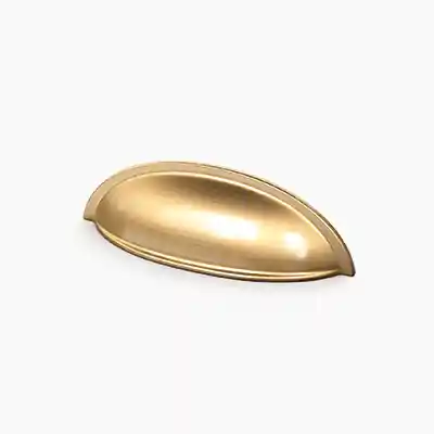Cup Pull Brushed Gold