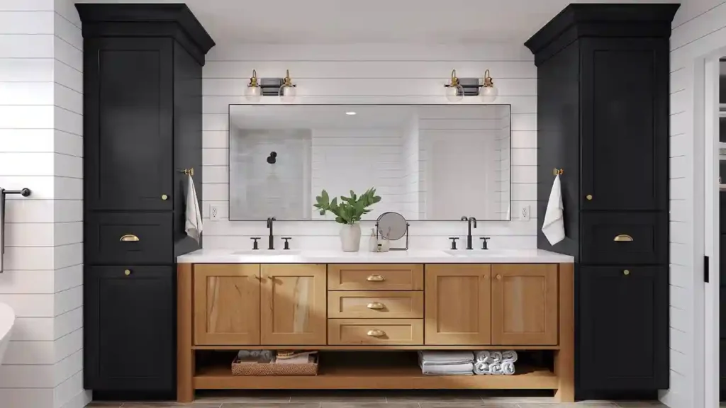 650F Cherry Amber & Painted Black Bath