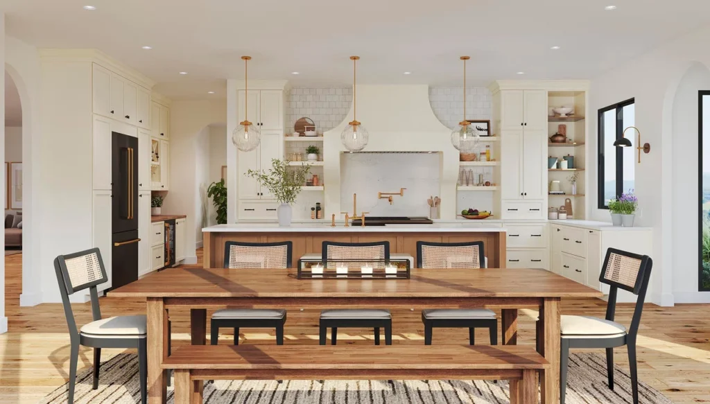 470F Maple Cider & Painted Vanilla Kitchen