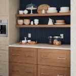 650F Painted Oat & Painted Navy & Maple Cider Kitchen