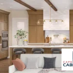 410F Cherry Amber n Painted Vanilla Kitchen